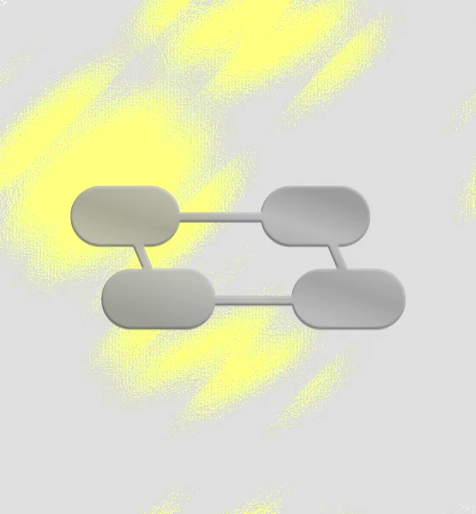 A context graph: four linked records