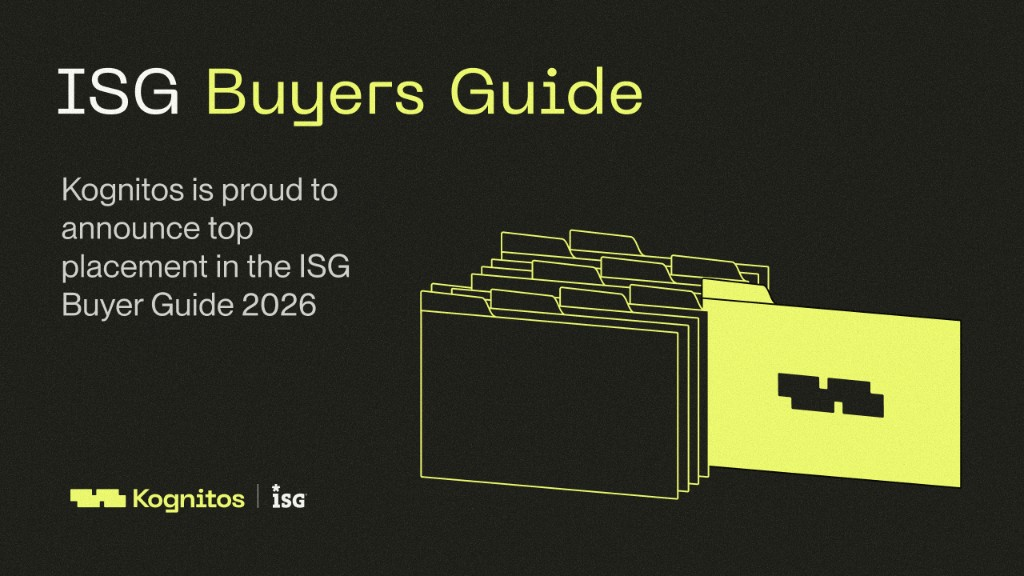Kognitos is proud to announce top placement in the ISG Buyers Guide 2026