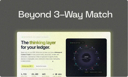 Beyond 3-Way Match: The Agentic AI Playbook for AP