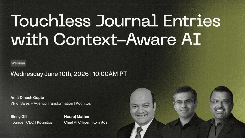 AI-Native F&A Masterclass: Touchless Journal Entries with Context-Aware AI