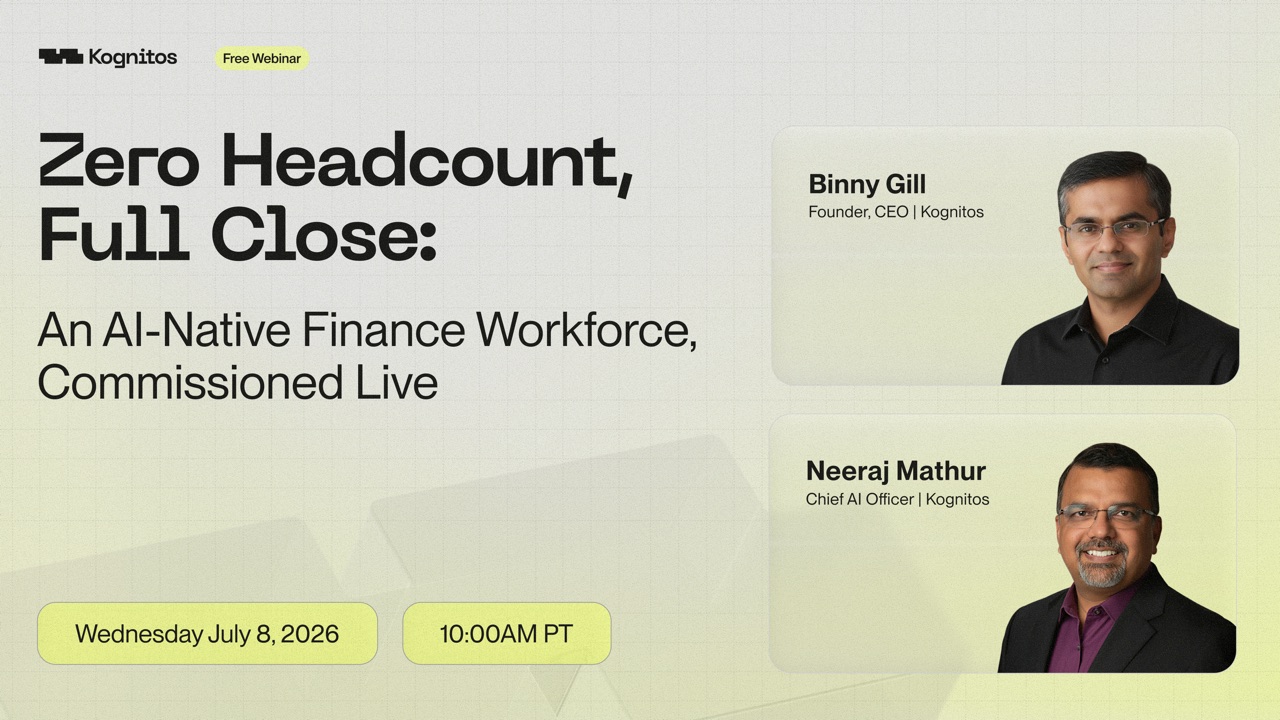 Zero Headcount, Full Close: An AI-Native Finance Workforce, Commissioned Live