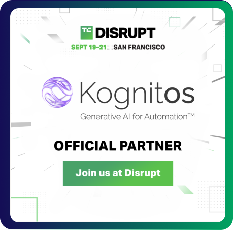 Kognitos in action at TechCrunch Disrupt 2023.